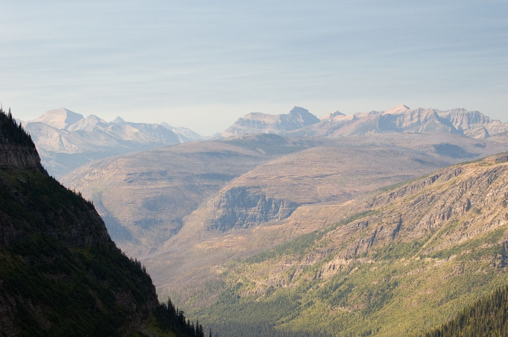 Picturesque Ridges of Glacier 