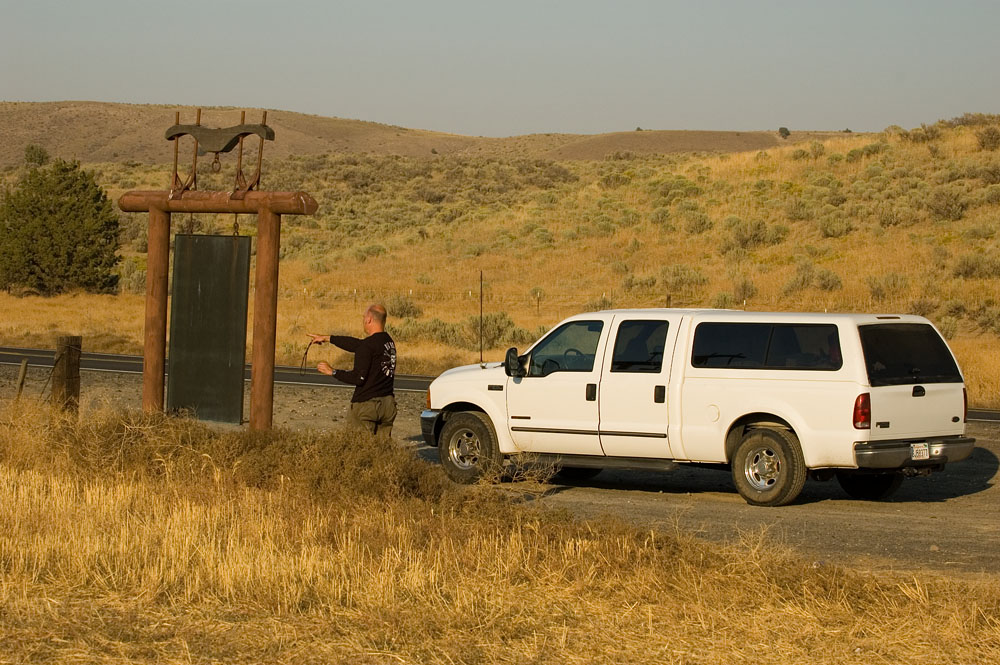 Oregon Trail Crossing Historic Oregon Trail Crossing at John Day Hwy (SR-19)